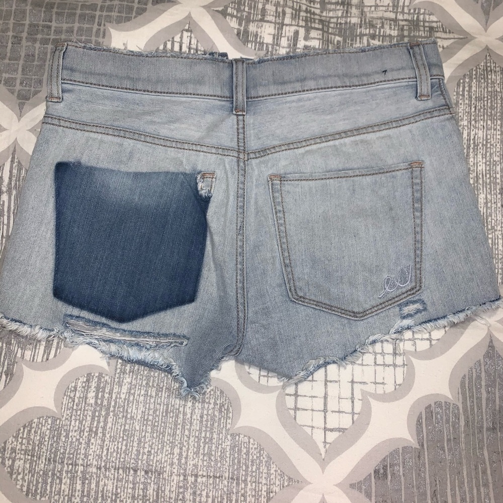 Denim shorts
